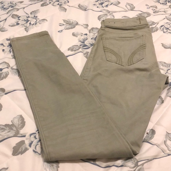 Hollister Denim - Hollister skinny jeans jade avocado green low rise